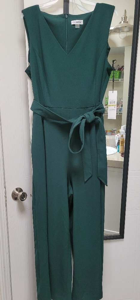 Green calvin kline jumpsuit